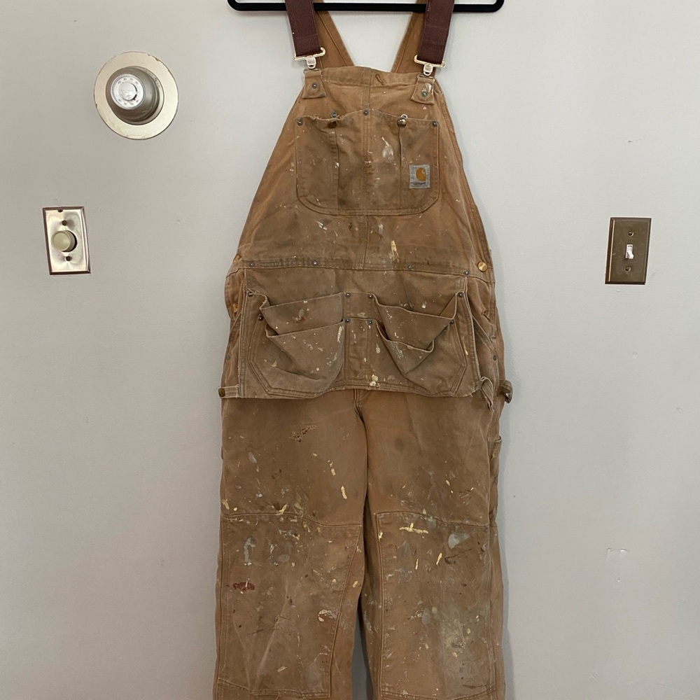 Carhartt Tan Work Overalls